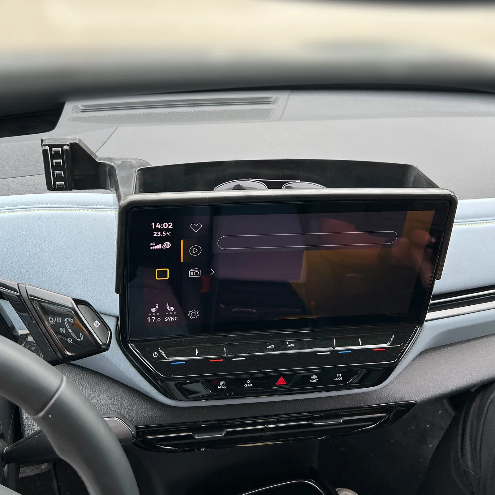 ل VW ID4 ID.4 2021-2023 حامل هاتف السيارة المحمول اكسسوارات GPS قوس الملاحة حامل السيارات #2