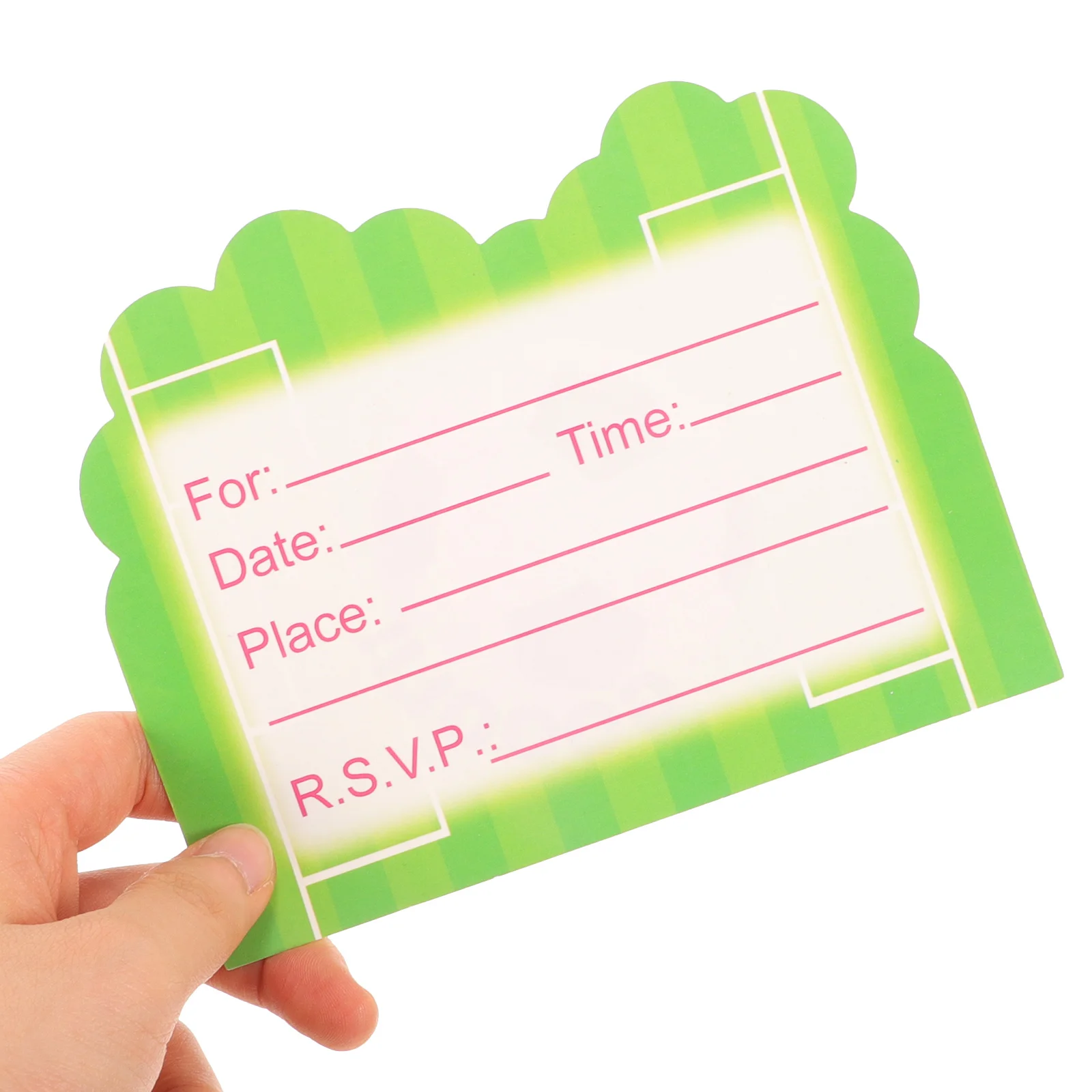 

6Pcs Soccer Party Invitations Paper Cards Lightweight Eco Friendly Perfect for Soccer Birthday Theme Favor Decoration