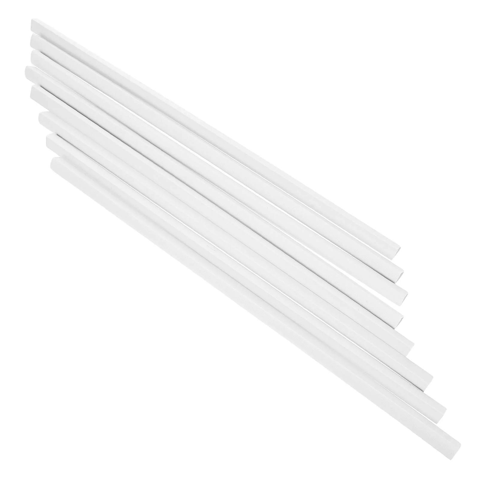 

10 Pcs Drawer Folder Office Supplies White Hangers Slide Bars for Files Sliding Clamps Report Covers Fixing Slider