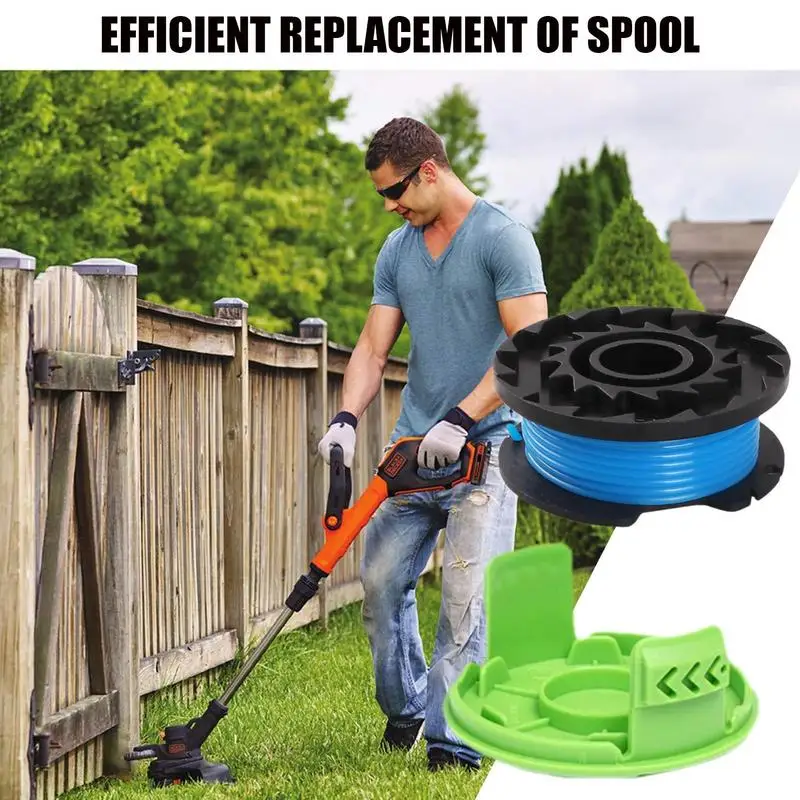 Trimmer Spool Lines ABS Mowing Rope Spool Mowing Machine Head Cover Mowing Rope Reel Mowing Rope String Trimmer Attachment