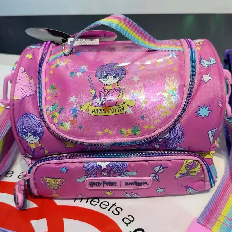 Genuine Australian Smiggle Student Backpack Children'S Stationery Pencil Case Load Reduction Backpack Lunch Bag Student Gift