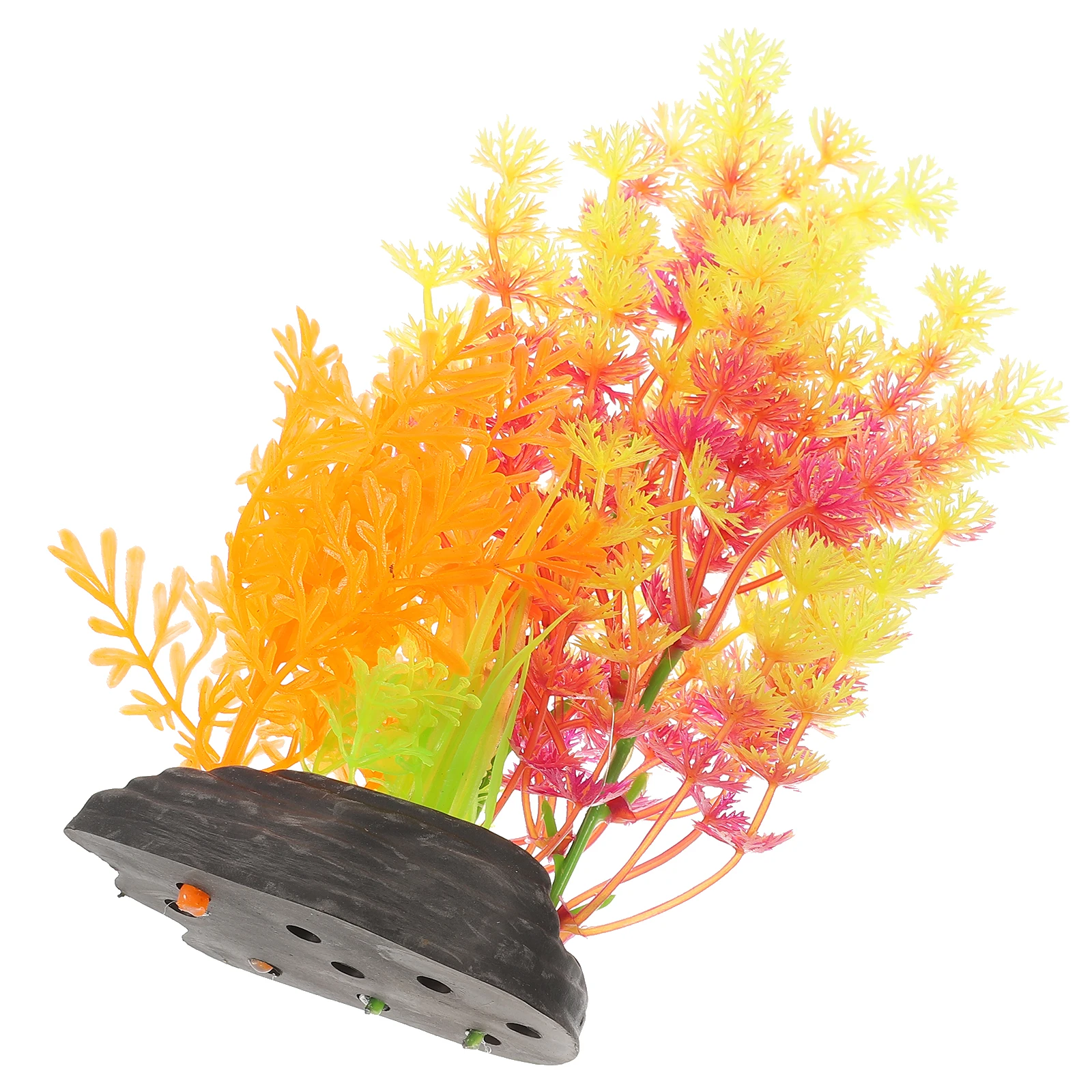 

Aquatic Decoration Ornament Faux Plant Plastic Plants Aquarium Supplies Fish Tank Fake