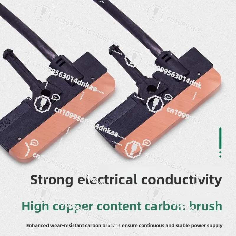 Seamless Sliding Contact Line Collector JD - 3/4-60 A Driving 3-level 4-pole Crane By Electrical Wear-resistant Carbon Brush