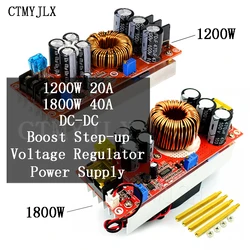 1200W / 1800W 25A DC DC Voltage Converter Boost Adjustable Module DC-DC 10V -60V to 12V-90V Step Up Power Supply Regulator