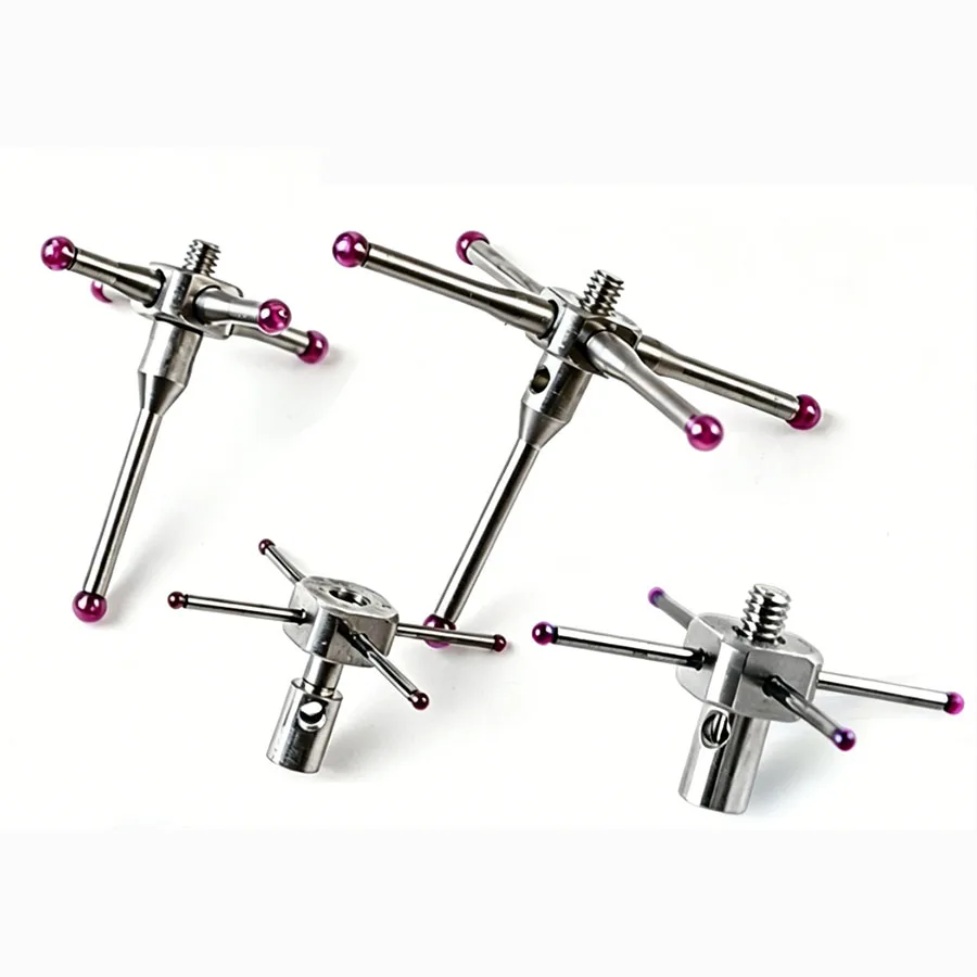 M2 5‑Way Star Stylus CMM Probe 2mm Ruby Ball A‑5000‑7629 A‑5000‑3626 For Coordinate Measuring Machine