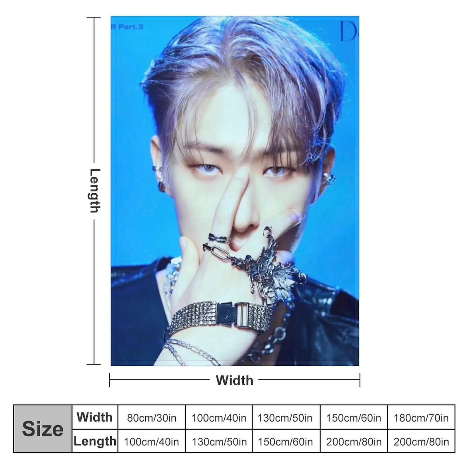 Mingi ATEEZ Deja Vu Throw Blanket Bed Fashionable Blanket Warm Blanket Blankets For Baby