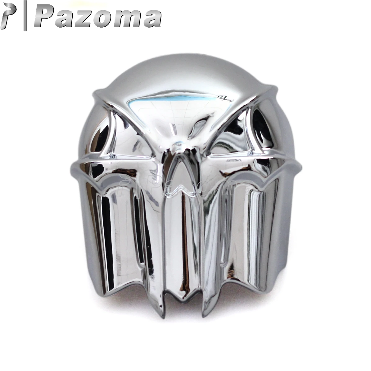 Chrome Skull Cowbell Horn Cover Motorcycle Accessories Horn Mask Guard For Harley Softail Touring Dyna Sportster 1992-2013
