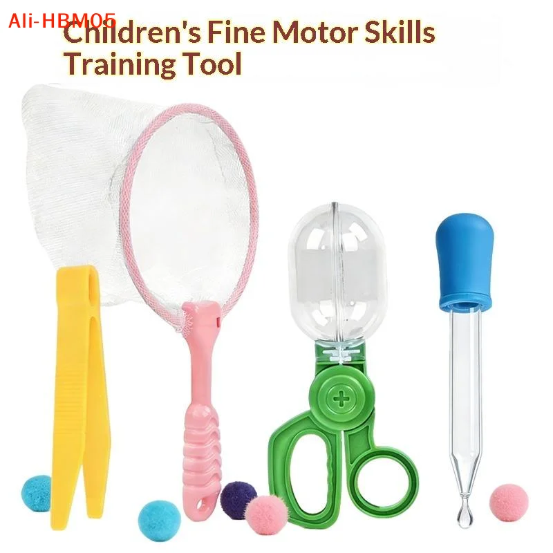 (HB05)3/4Pcs  Butterfly Trap  Clip Tweezers  Net Fishing Toy Children's Outdoor Natural Exploration  Scissors