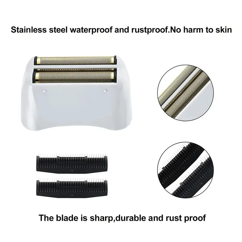 Professional Electric Shaver Foil Replacement Floating Shaving Cutter Head Set For Andis 17260/17155 LK2208 Shaver Accessories