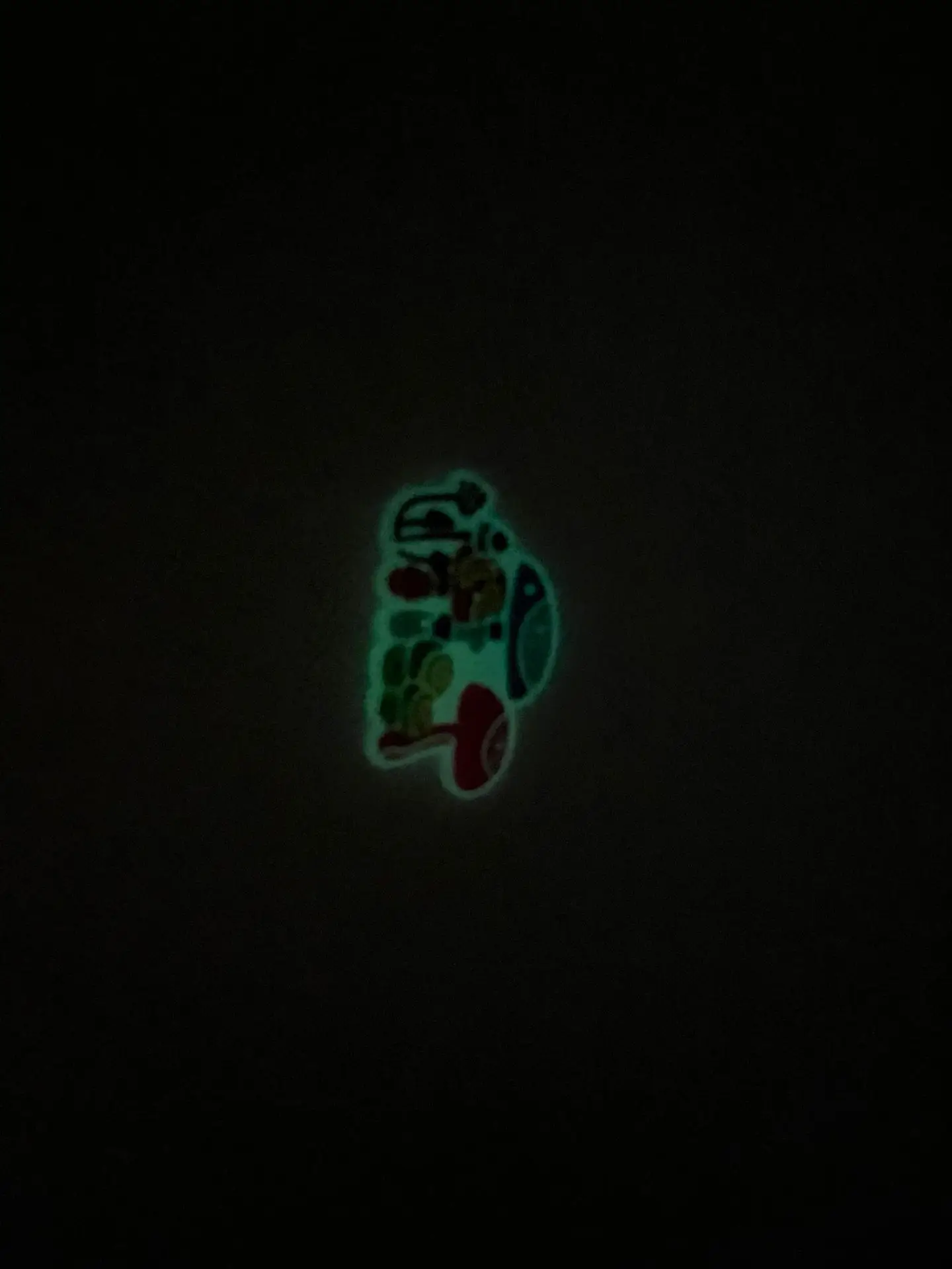 2pcs glowing in dark PVC plant mushroom shoe buckles charms accessories decorations for clog wristbands DIY unisex gift