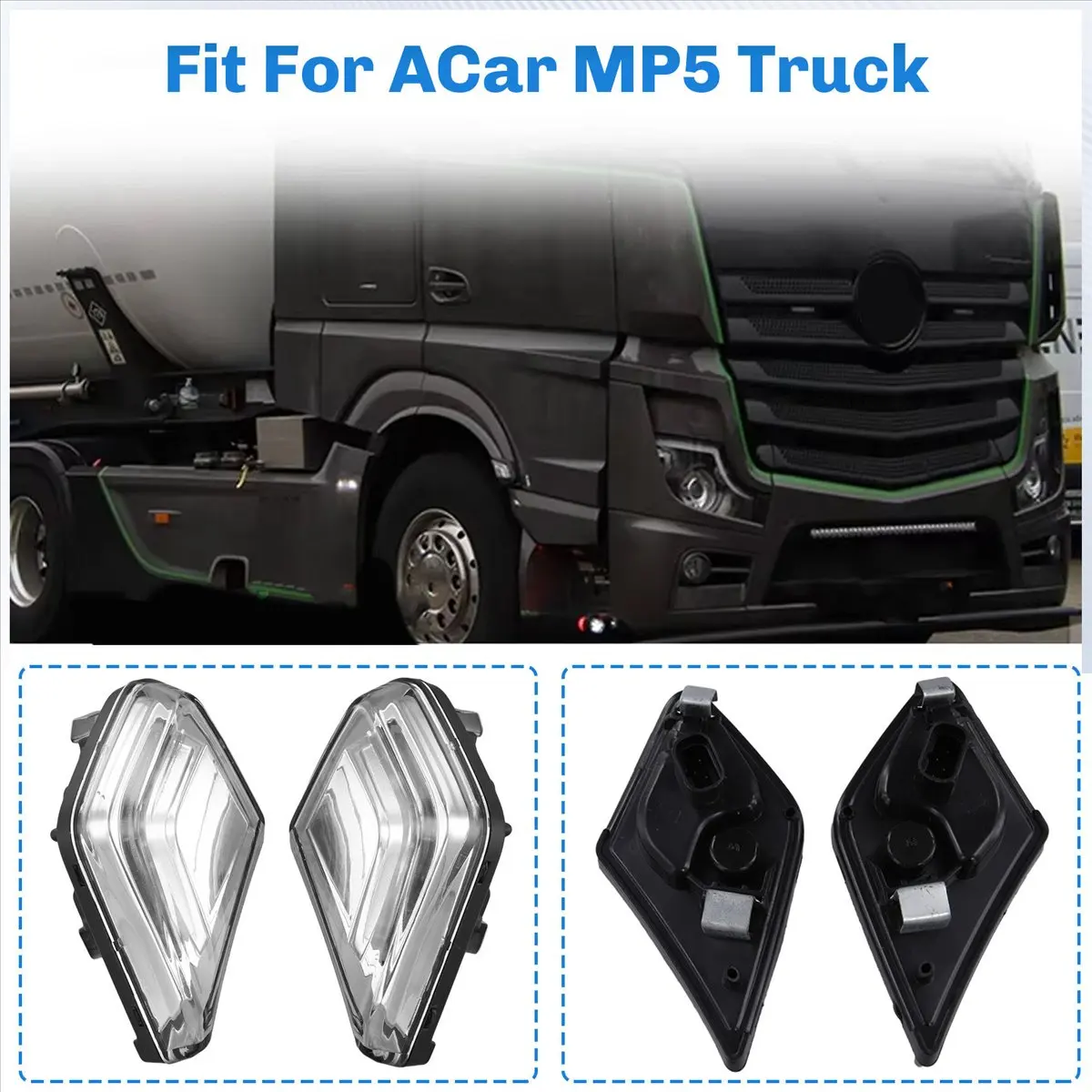 #63G 1Set Truck Led Side Lamp Corner Lamp Signal Light,9608201521,(Plastic)
