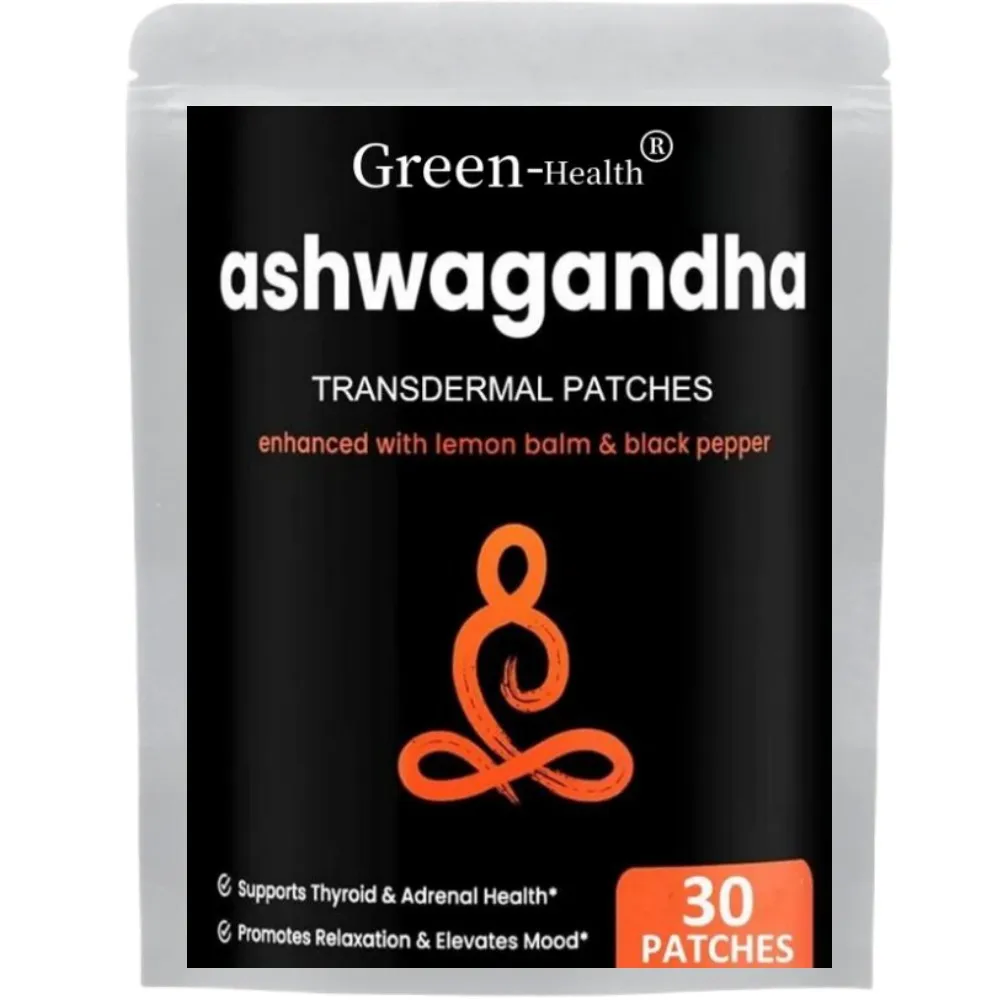 Ashwagandha Transdermal Patches Natural Energy, Performance & Mood Support 30 Patches