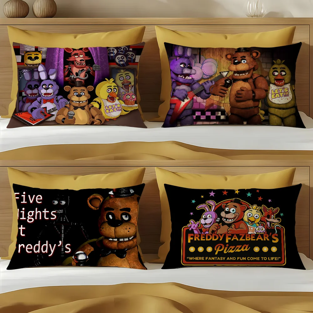 Pillow Horror Game Case Hit product F-Five Sofa living Room Office at Freddys Rectangle Nights Pillow Home Coffee Shop Bedding