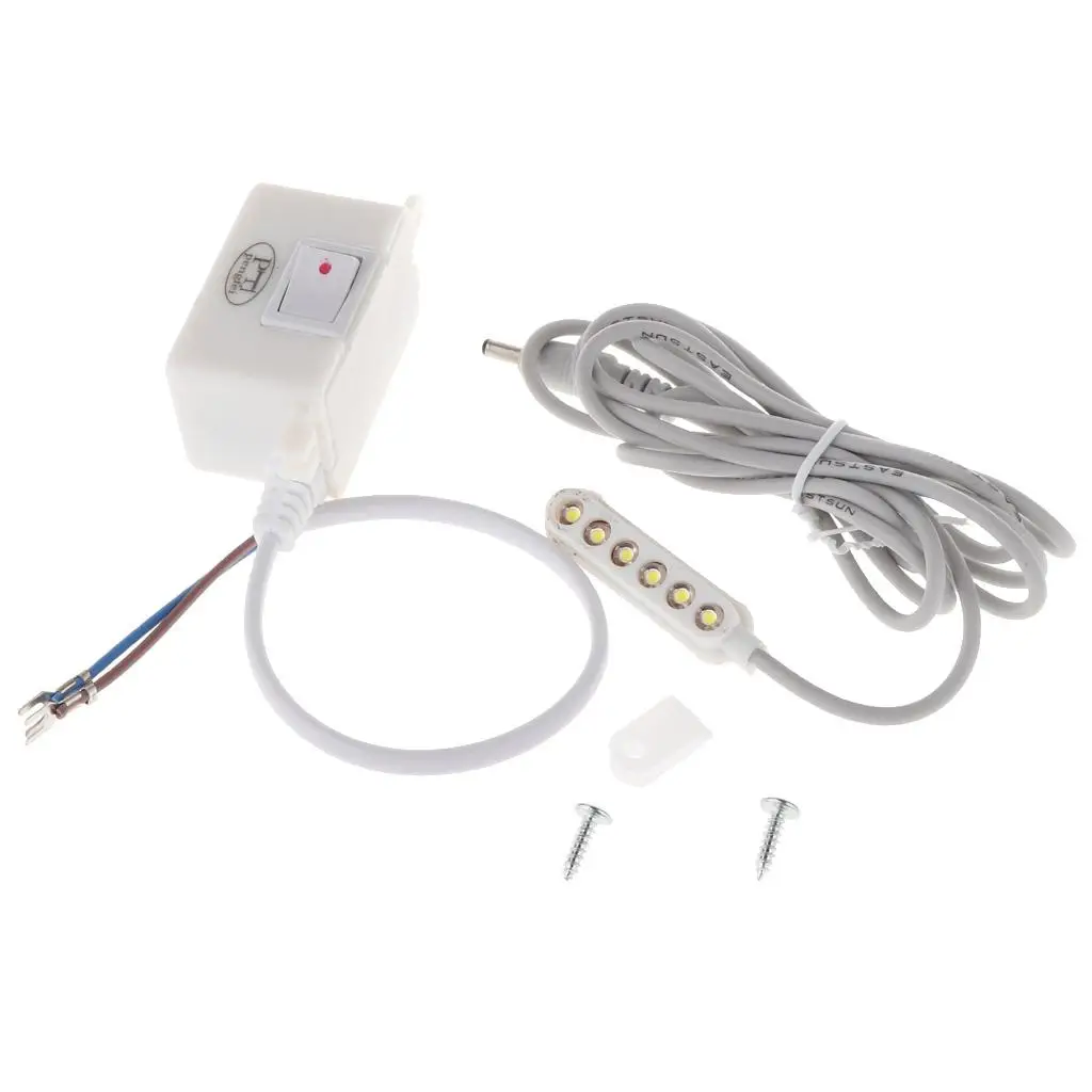 Magnetic Mount Sewing Machine LED Lamp Flexible Gooseneck Working Light for Sewing Machines