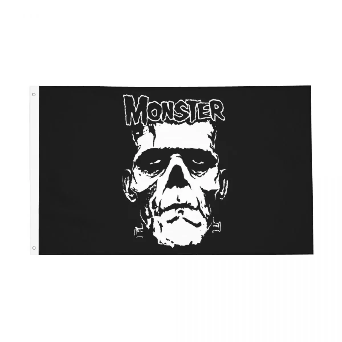 The Monster Skull Flag Outdoor Banner All Weather Frankenstein Horror Movie Decoration Fade Proof 60x90 90x150cm Flags