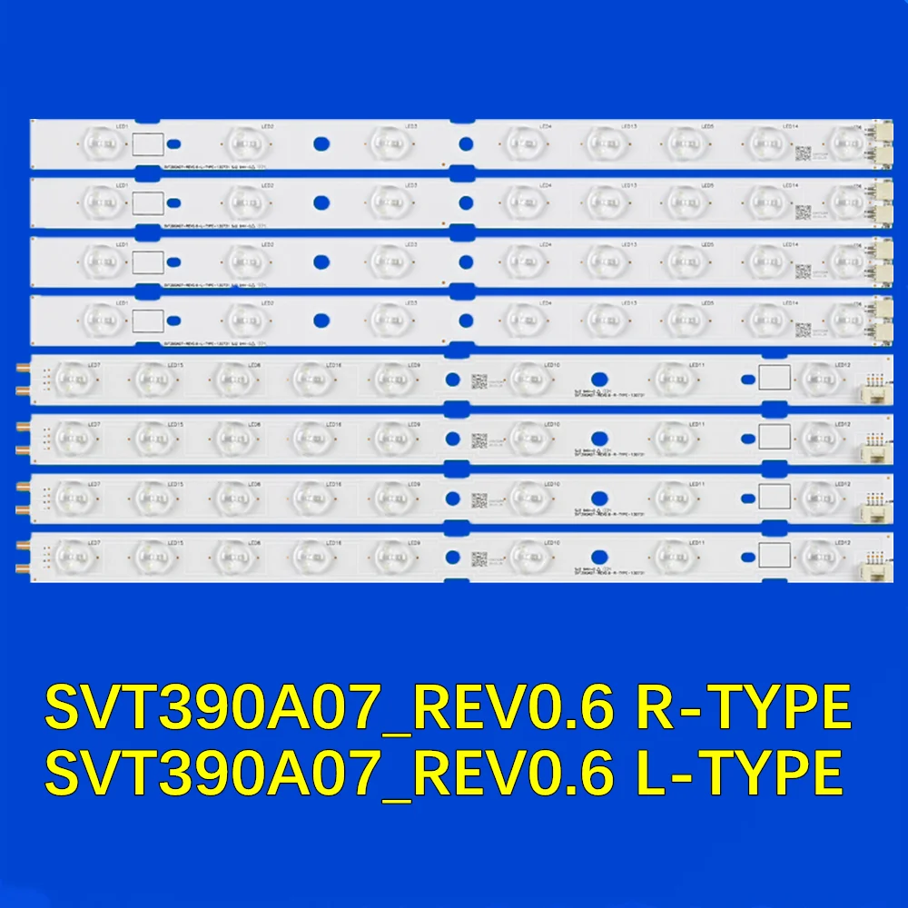 Bande de rétroéclairage TV LED pour L-TYPE 39L3300VJ SVT390A07 _ REV0.6 R