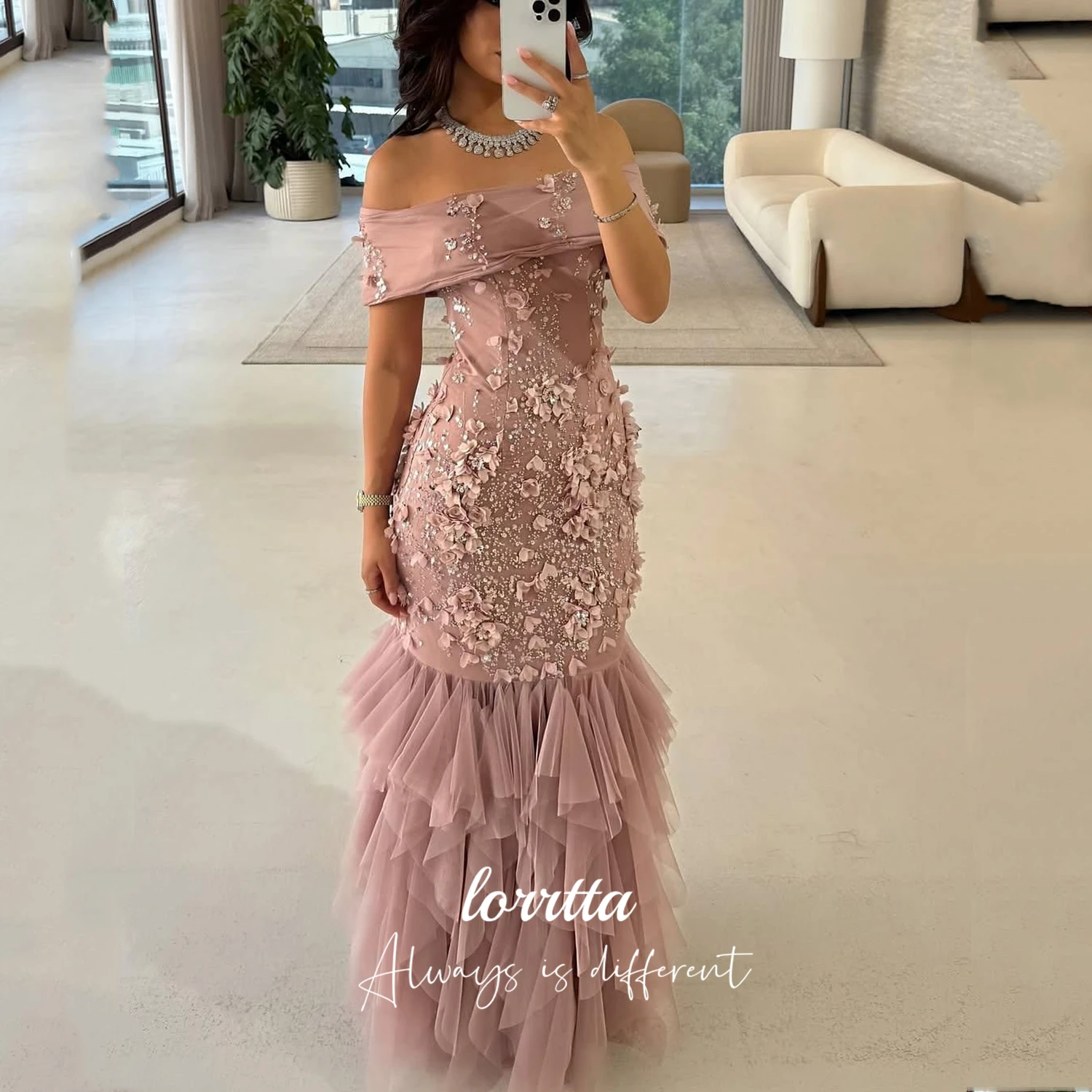 

Lorrtta Customized Prom Dress Party Dress for Wedding Guest Dresses Woman Elegant Womens Dresses for Special Occasions Evening