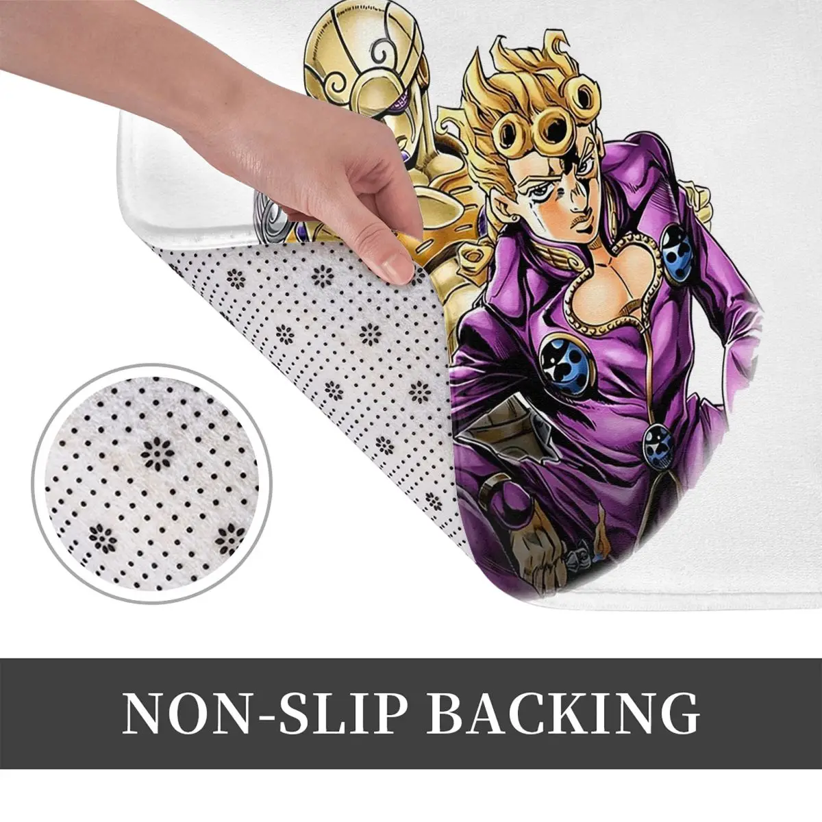 The Strongest Stand Of All Time Jojo Bizarre Adventure Anti-slip Doormat Floor Mat Carpet Rug for Kitchen Entrance Footpad Mats