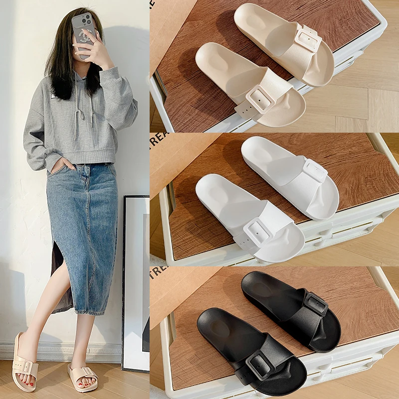 Women Flat Sandals EVA Slippers Garden Platform Lightweight Slides Shoes Non Slip Durable Outdoor Flip Flops Girls Home Clogs