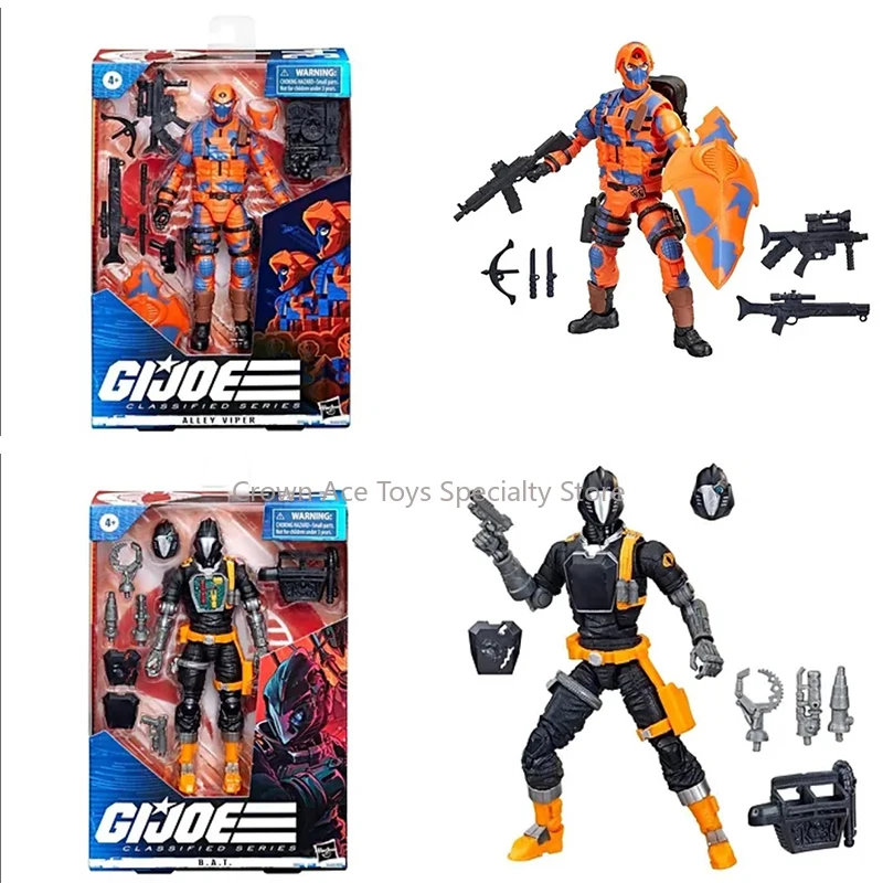 Hasbro G.I. Joe Classified Wave 7 General Boxed 34 Alley Viper 33 B.A.T. Action Figures Trendy Collectible Toy Doll Holiday Gift