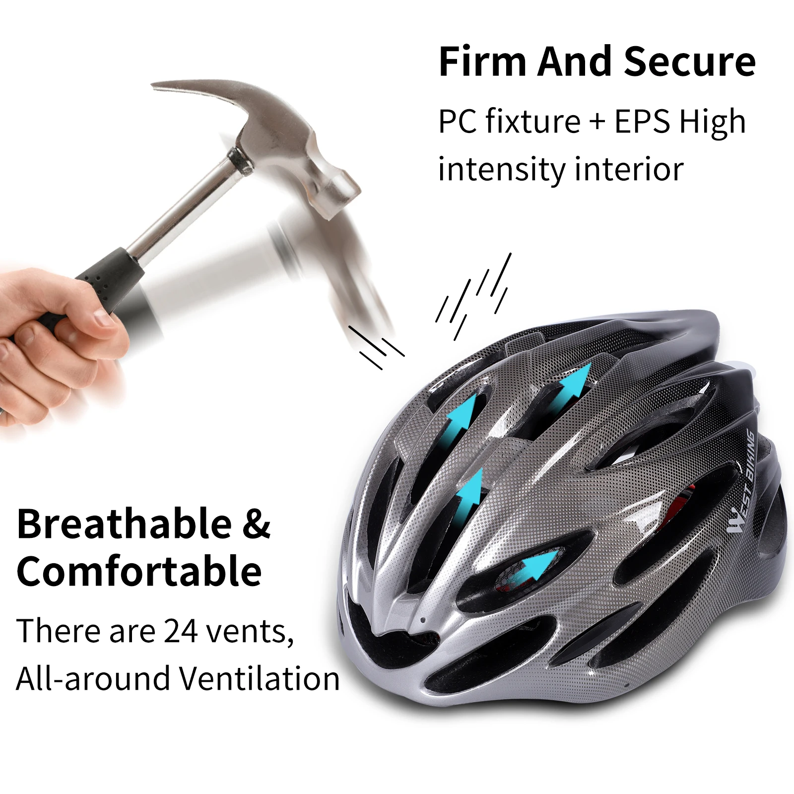 ركوب الدراجات الغربية-خوذة دراجة خفيفة الوزن للرجال والنساء ، قبعة سلامة للدراجات ، معدات ركوب الدراجات ، متعددة الألوان ، قولبة متكاملة