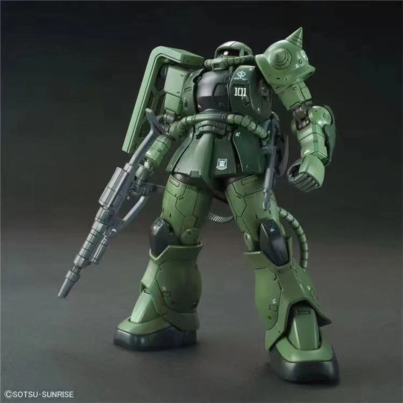 Em estoque hg 1/144 MS-06Ck zaku metade canhão modelo de montagem de alta qualidade figura de ação modelo presente brinquedo coleção para crianças