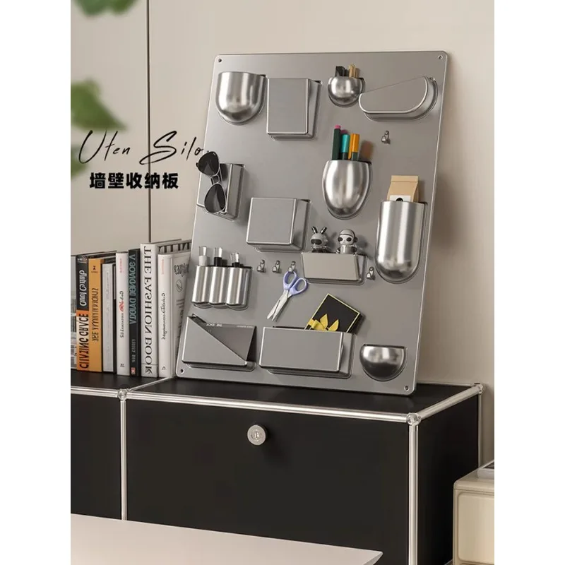 

Cream wind desktop decorative utility rack props creative wall rack Internet celebrity porch storage rack