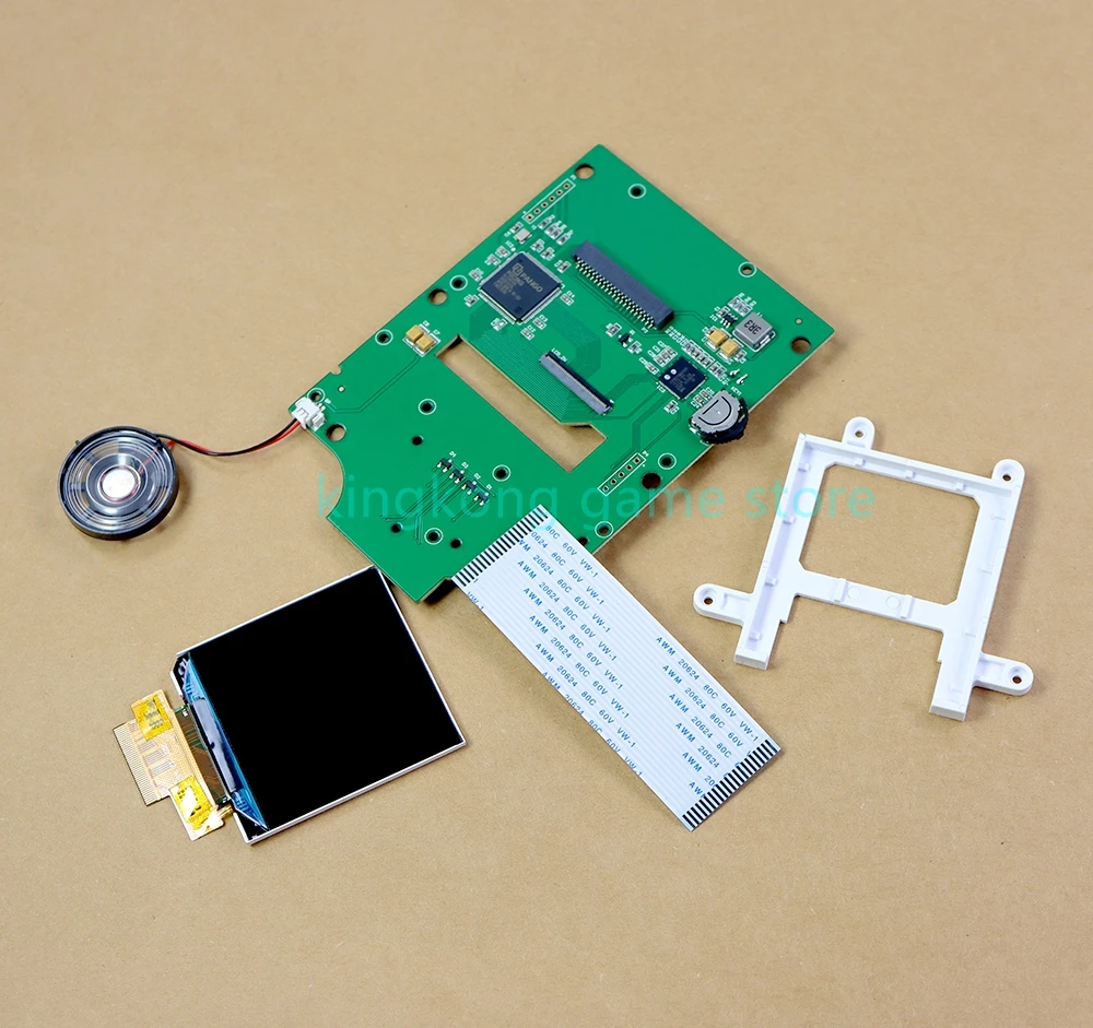 ل GB V4.0 2.45 بوصة تسليط الضوء على شاشة LCD سطوع قابل للتعديل IPS شاشة ل نينتندو Gameboy GB DMG وحدة التحكم الملحقات