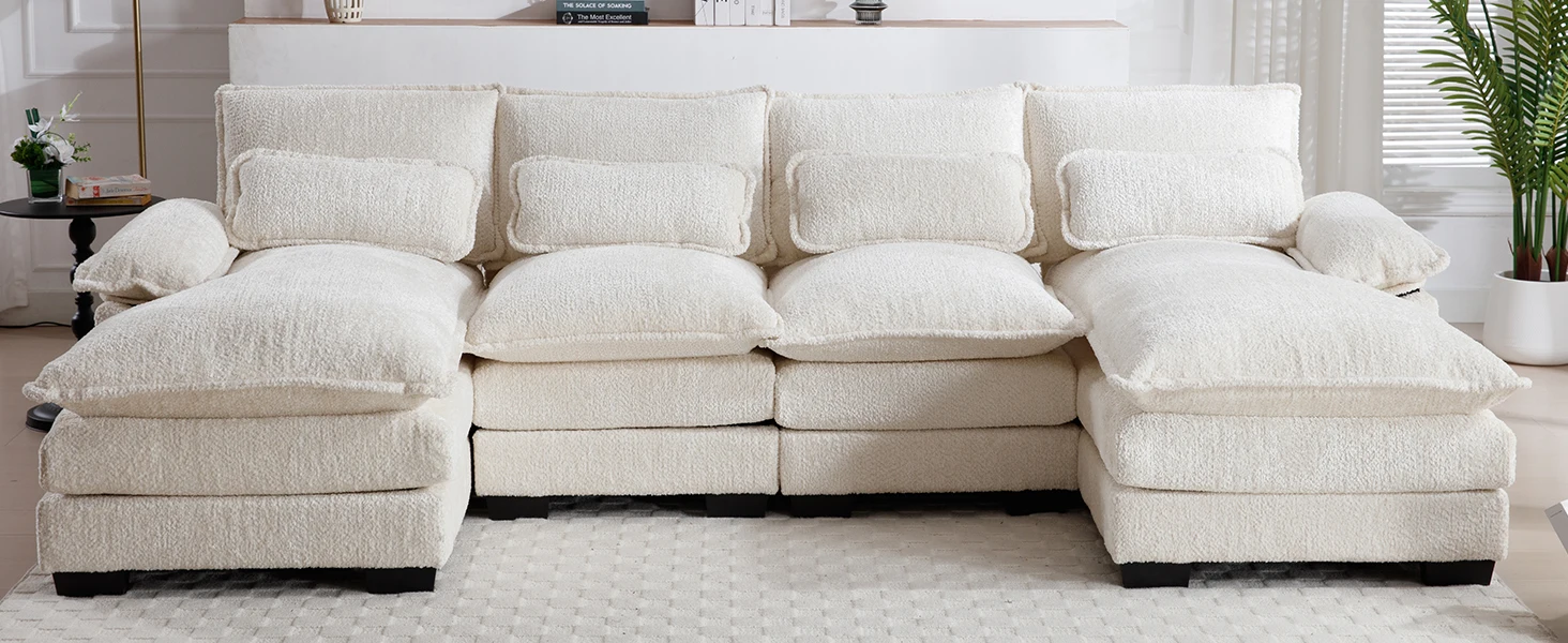 beige sectional sofa