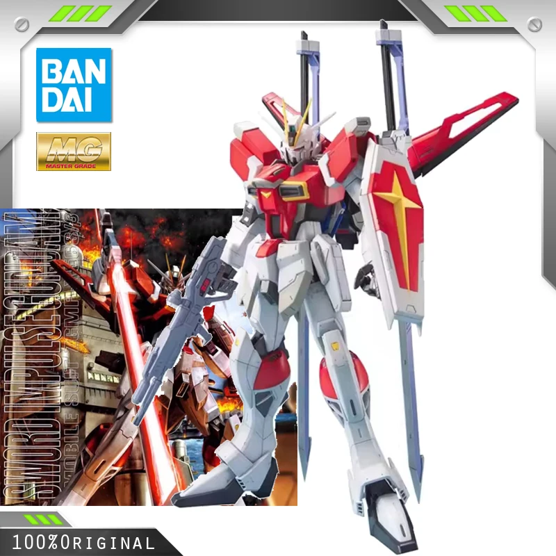 

BANDAI Anime MG 1/100 ZGMF-X56S/β SWORD IMPULSE New Mobile Report Gundam Assembly Plastic Model Kit Action Toy Figures Gift