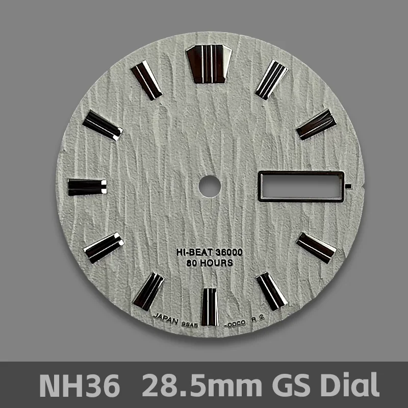 

New GS with patterned dial, 28.5mm, no luminescence, suitable for NH36 movement, mechanical watch modification accessory