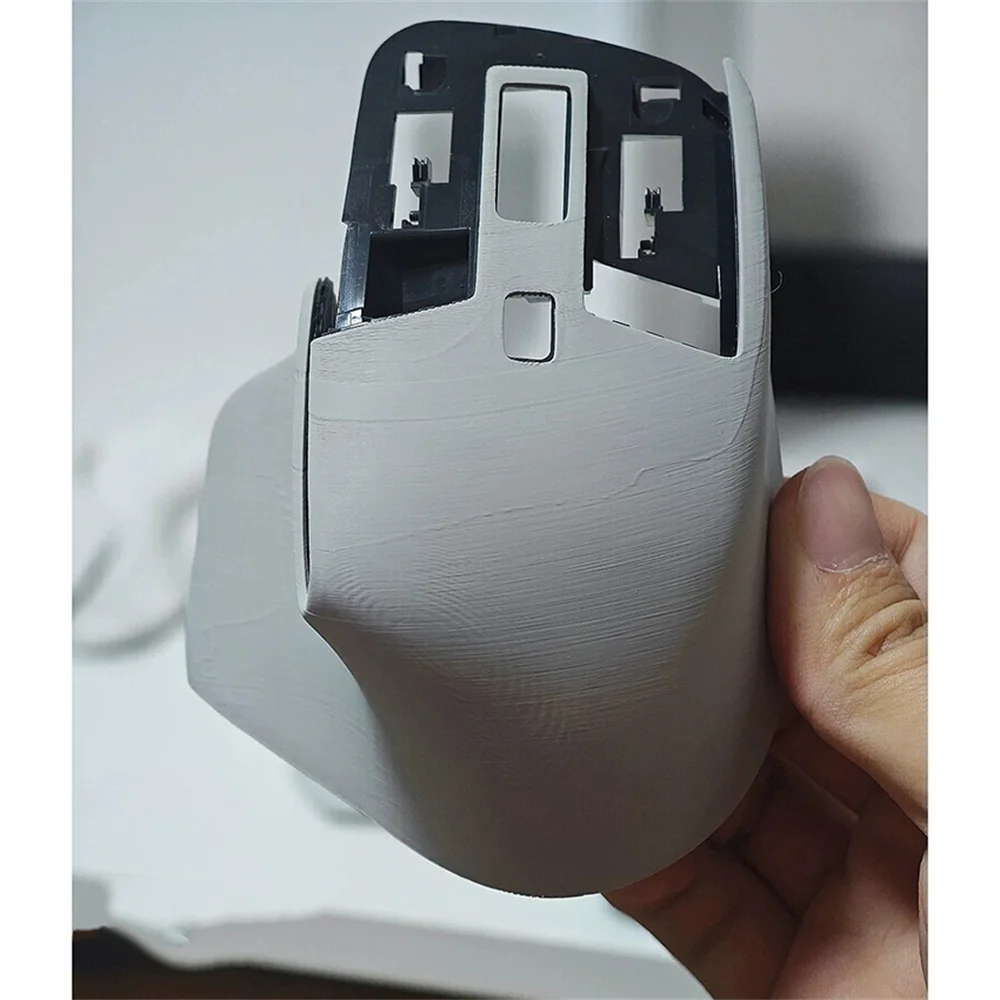Mouse Shell for MX Master 3 MX Master 3S Wireless Mouse Outer Case Cover Mouse Housing Upper Shell Case with Feet Pad Sticker