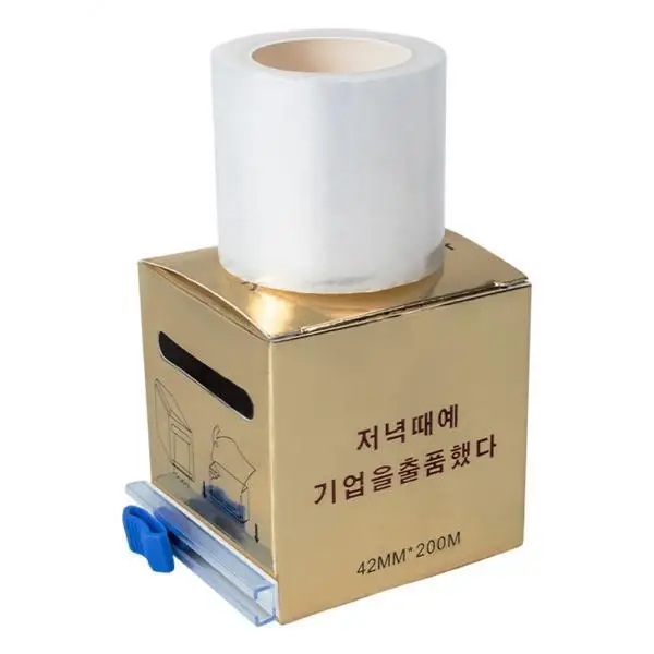 Plastic Preservative Film Eyebrow Tattoo Wrap Disposable Tape Barrier Roll for Cosmetic and Beauty Studio Use