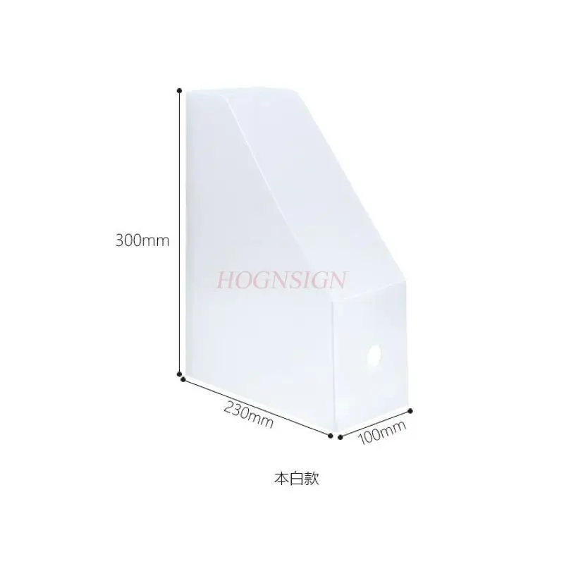 

1pcs Dormitory desktop shelf, waterproof plastic transparent book stand, book storage shelf, file rack