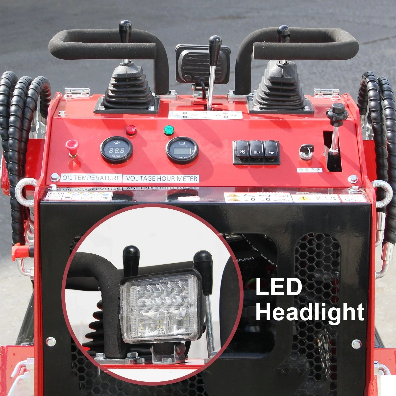 Pagamento completo, non un deposito Mini minipala minipala cingolata a doppio raffreddamento da 15 HP con motore B&S