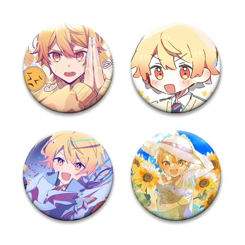 شارة على شكل رسوم كرتونية Tenma Tsukasa Kamishiro Rui Project دبابيس على ظهره ديكور دبابيس أنيمي مستديرة لإكسسوارات الهدايا والمجوهرات #2