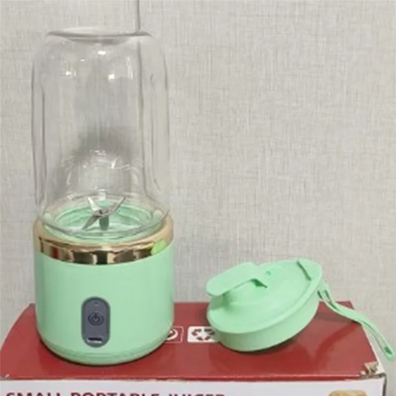 Liquidificador portátil recarregável do smoothie da lâmina do copo-6 do espremedor A005-USB em caixa de aço inoxidável