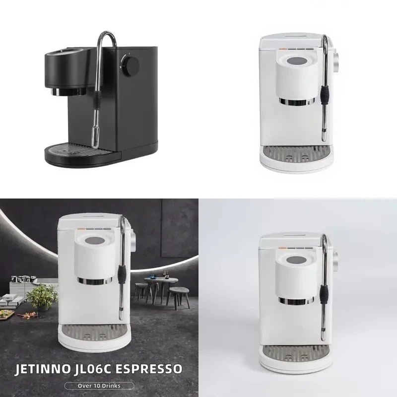 High-end all-aluminum alloy electric semi-automatic espresso machine Milk frother 15 bar pressure programmable function