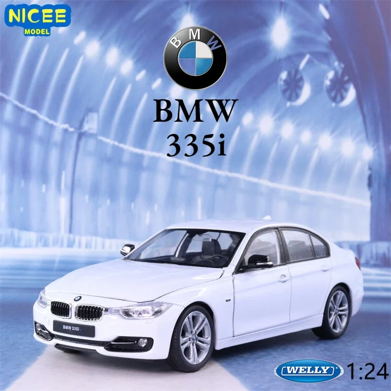 WELLY 1:24 BMW 335i High Simulation Diecast Car Metal Alloy Model Car Children\'s toys collection gifts B60