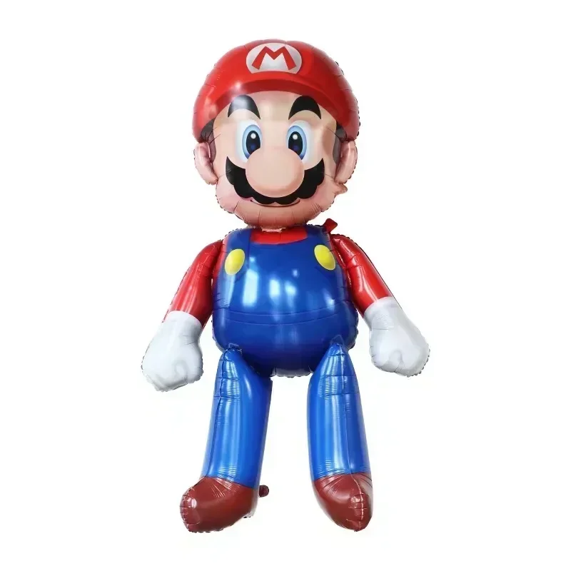 Game Mario Bros Giant Ballon Anime 3D Baby Shower Birthday Party Decoration Cartoon Figure Foil Balloons Kids Toys Gifts