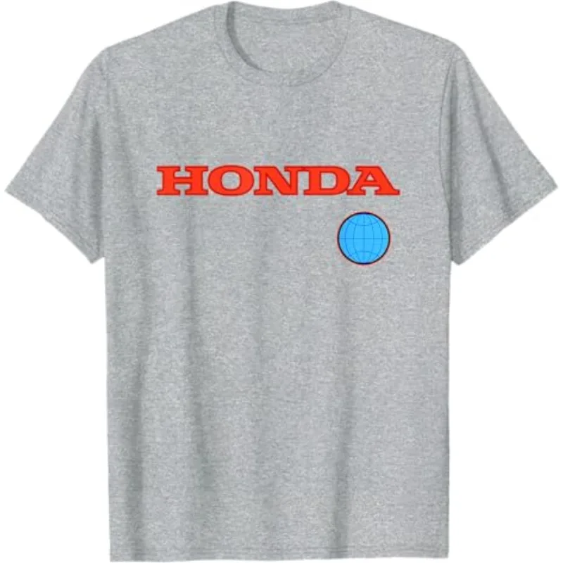 

Honda Men's and Women's T-Shirts Summer Racing Motorcycle Riding Short Sleeves Vintage Motorsports International Racing Team