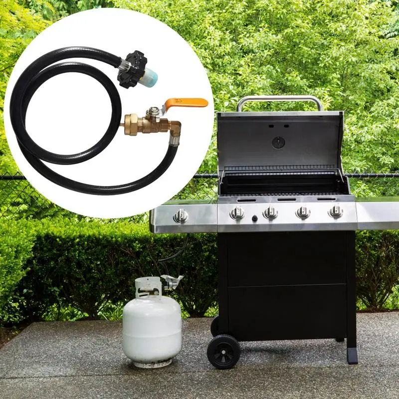 91cm Outdoor Camping Gas Stove Propane Refill Adapter Tank Adaptor Gas Cylinder Filling Gas Adapter Gas Adapter Connection Hose