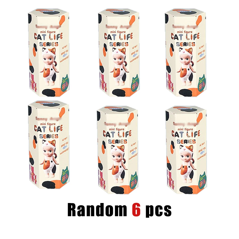 2026 Anime Sweater Figur CAT LIFE SERIE Position Instantnudeln Press-Landschaftsornament PVC-Modell Spielzeug Sammlerstücke Geschenke