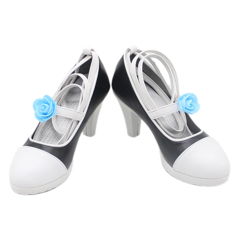 아야나미 레이 애니메이션 EVA 코스프레 신발 부츠 할로윈 카니발 파티 크리스마스 하이힐