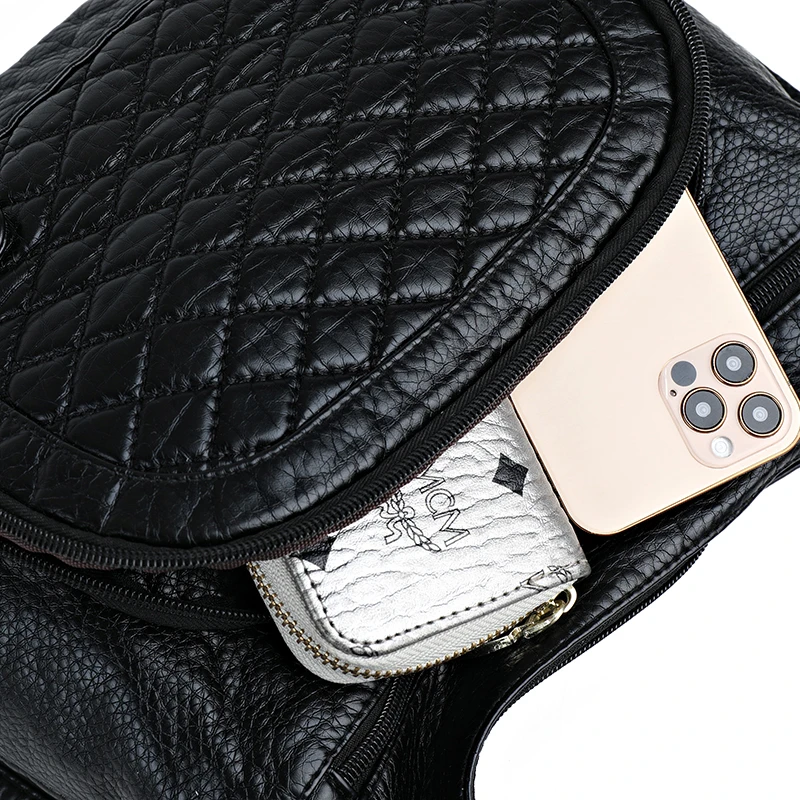 Luxury Designer Tote Large Handbag for Women Fashion Ladies Top-handle Bags Soft Leather Shoulder Bag Wallet Female Sac A Main