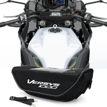 Saco do guiador da motocicleta para Versys 1000 SE 1000SE Versys1000 SE 2019 2020 2021 2022, sacos impermeáveis portáteis do telefone
