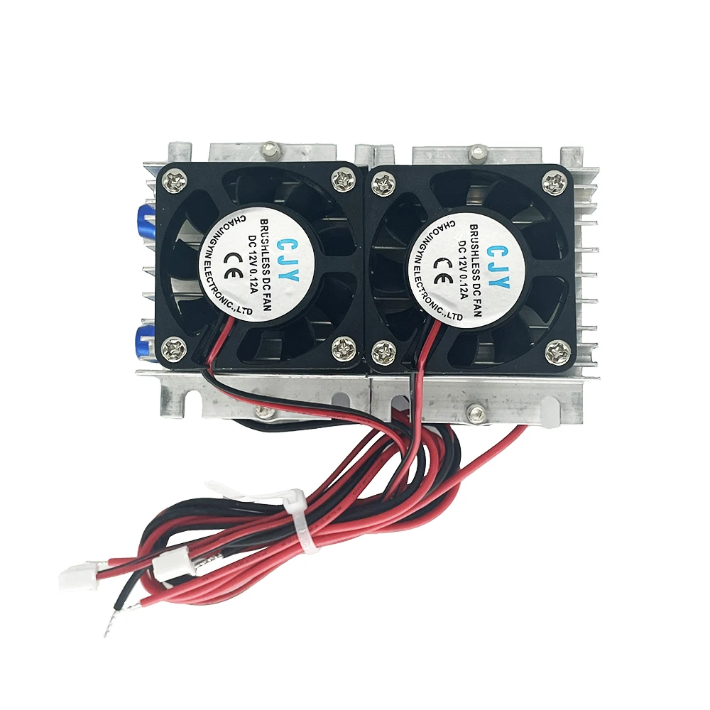 144W Thermoelectric Peltier Refrigeration Cooler 12V Semiconductor Air Conditioner Cooling System for Outdoor Indoor DIY