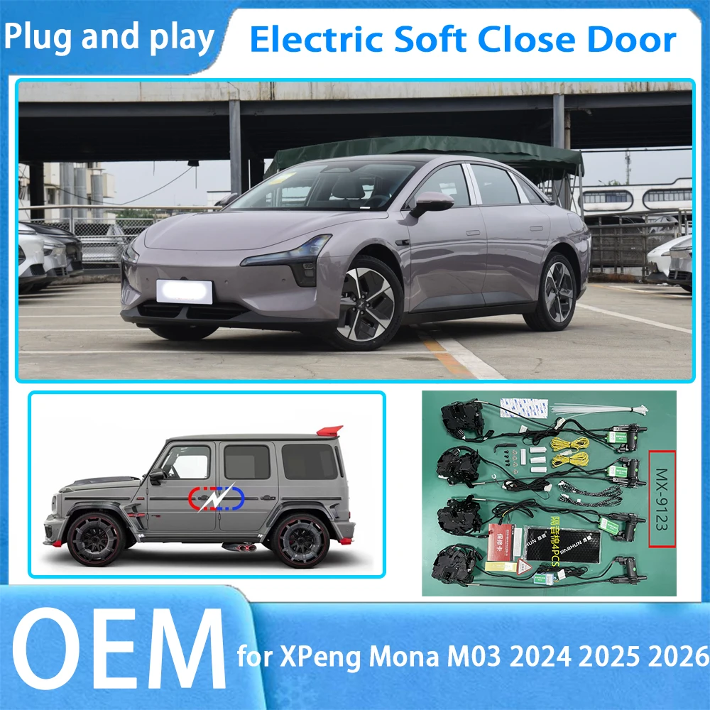 

for XPeng Mona M03 2024 2025 2026 OEM Car Soft Close Door System Automatic Electric Auto Pull Power Latch Power Closing
