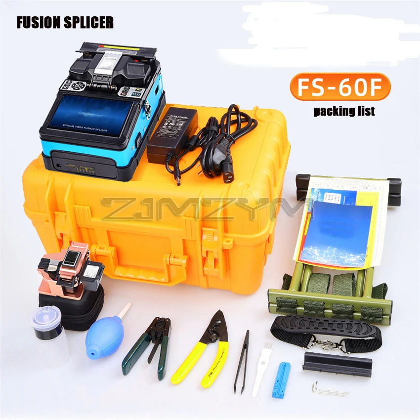 Fully Automatic Fiber Optic Welding Splicing Machine FS-60F Fiber Optic Fusion Splicer Intelligent Fiber Optic Splicing Machine