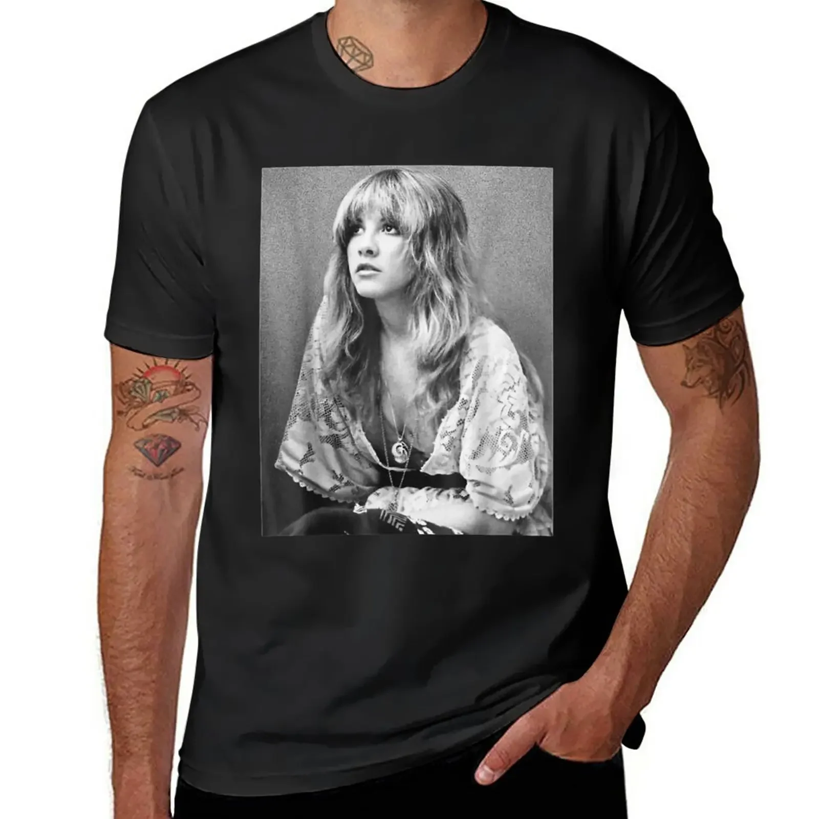 Stevie Nicks Fleetwood Mac Fan T-Shirt boys whites customs slim fit t shirts for men